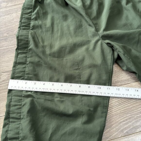 VTG Y2K Champion Snap Button Tearaway Track Pants Mens XS Green Sweatpants Baggy - Picture 10 of 16